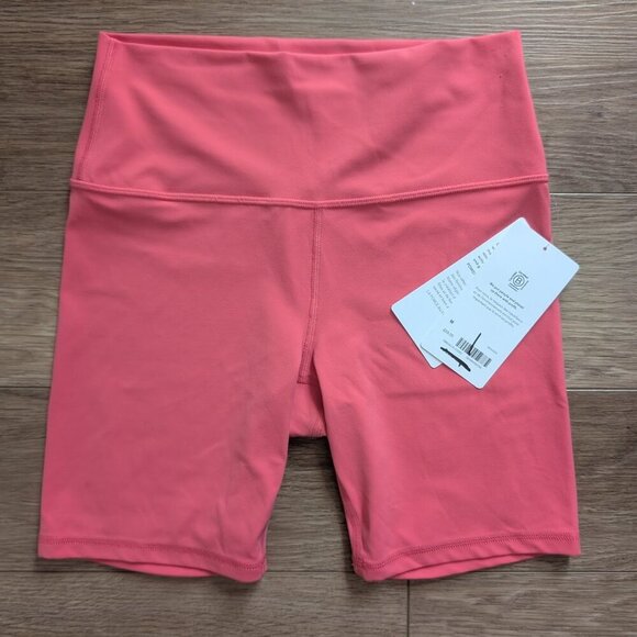 Athleta | Transcend High Rise 7" Short In Coral Petal - Picture 13 of 15